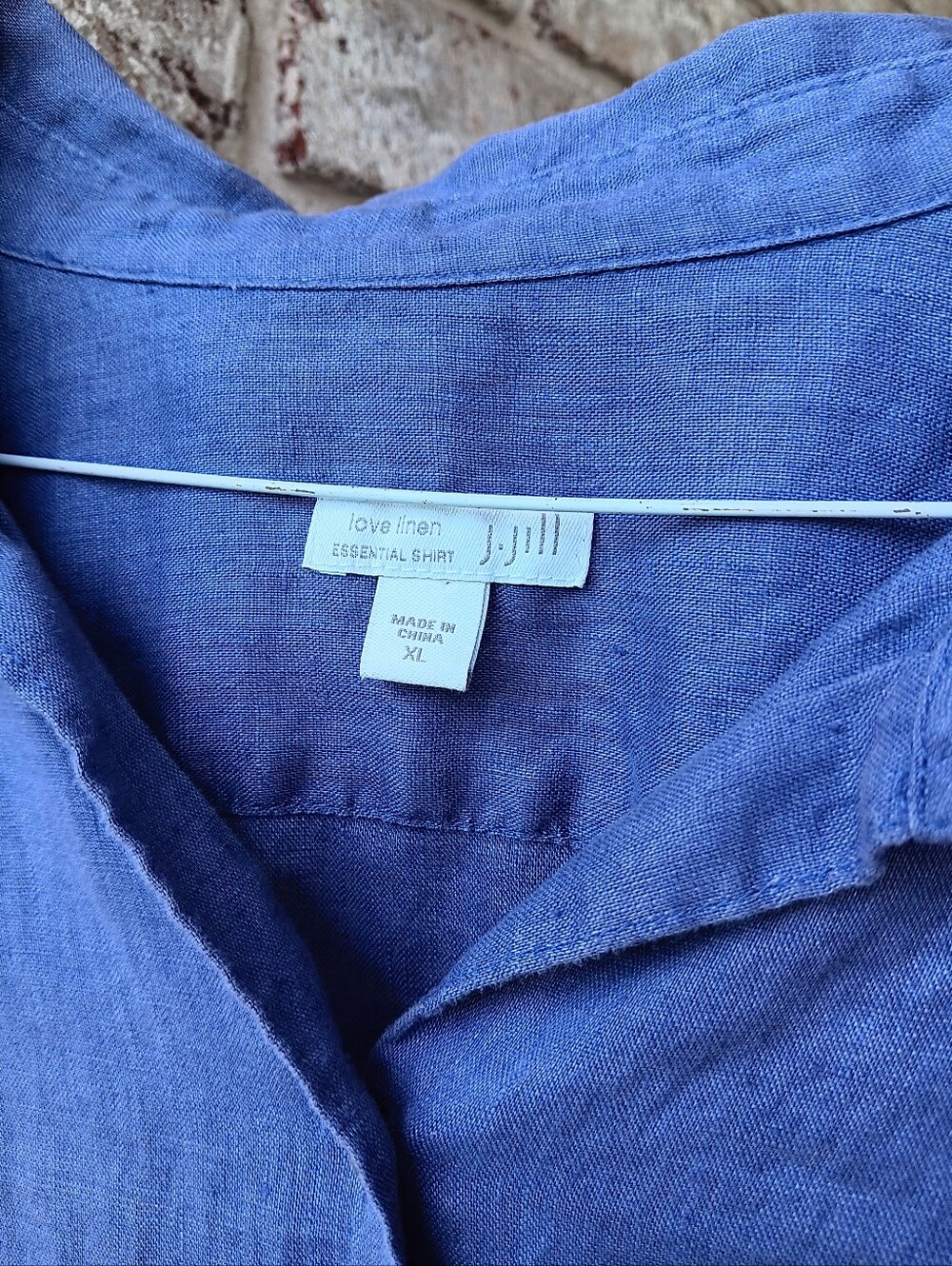 Lightweight Blue Linen Button-Up Shirt - Picture 2 of 6